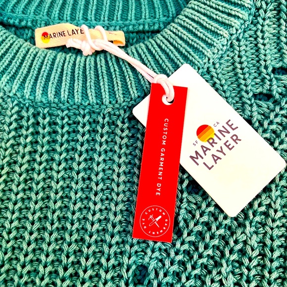 Marine Layer Ramona Crewneck Sweater XS NWT - Picture 6 of 10